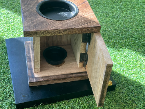 Tree of Life mango wood oil burner