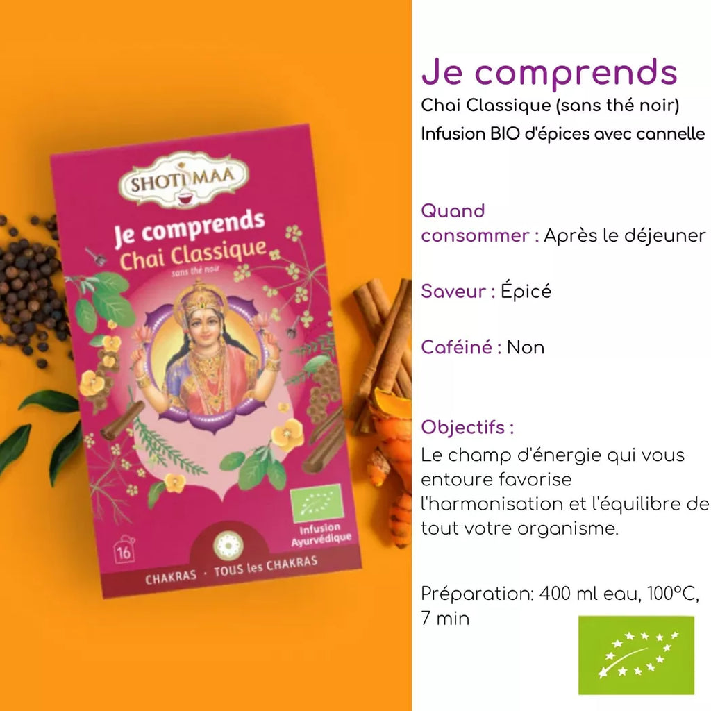 Tisane Bio Chai Classique Sans Caféine