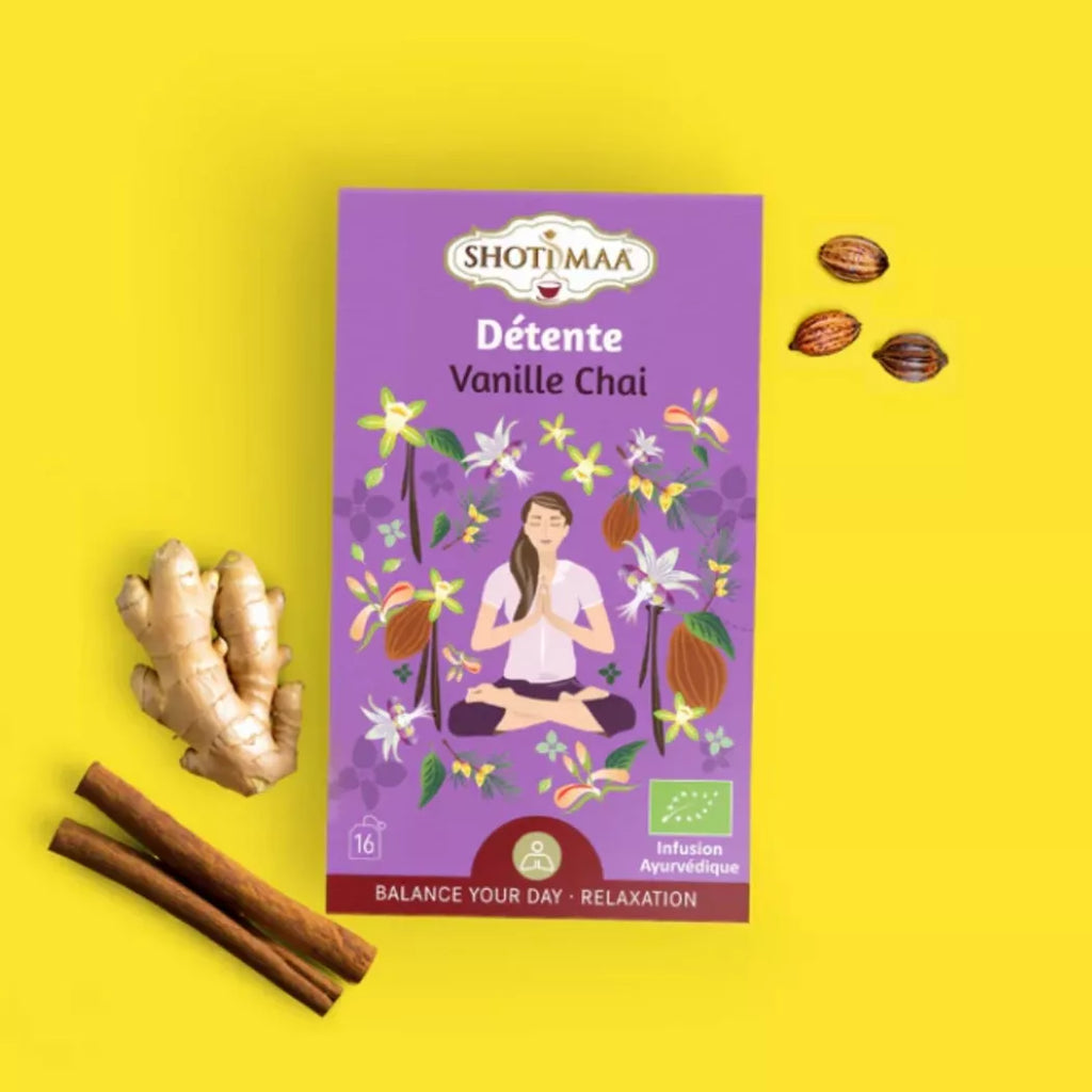 Tisane Bio Détente – Infusions Naturelles Chai Vanille