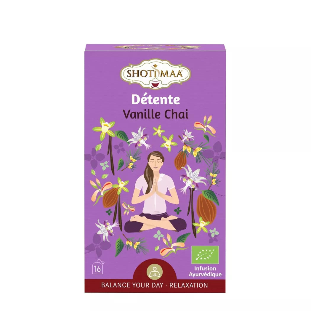 Tisane Bio Détente – Infusions Naturelles Chai Vanille