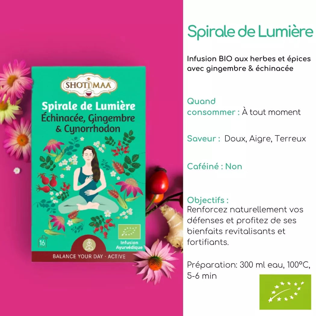 Tisane Bio Spirale de Lumière