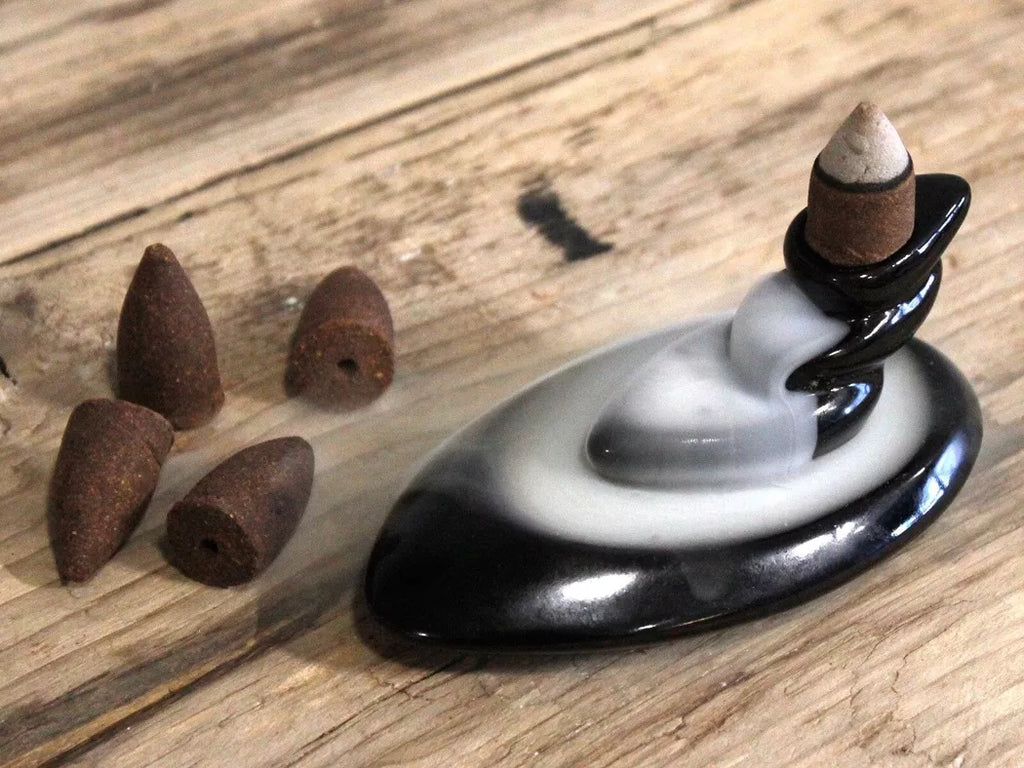 Aromatica Backflow Räucherkegel - Weißer Salbei