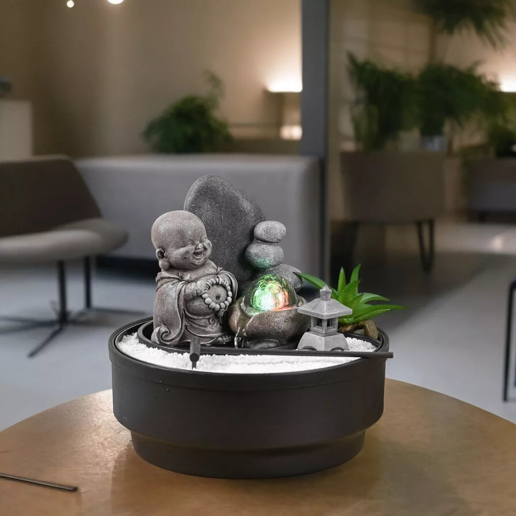 Zen-Garten & Sikhi-Brunnen