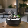 Zen-Garten & Sikhi-Brunnen