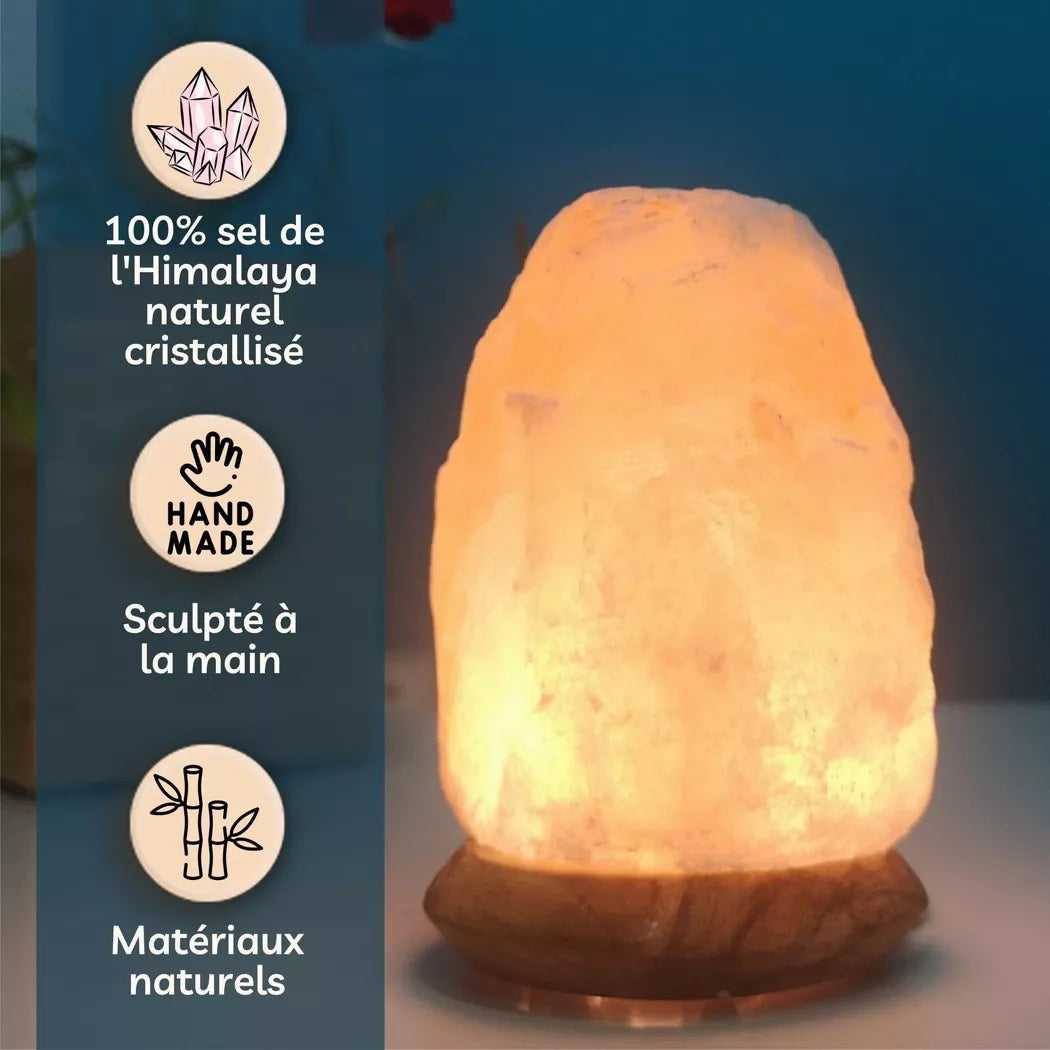 Himalaya Salz Kristalllampe – USB Salzlampe – Natürliche Form 600g